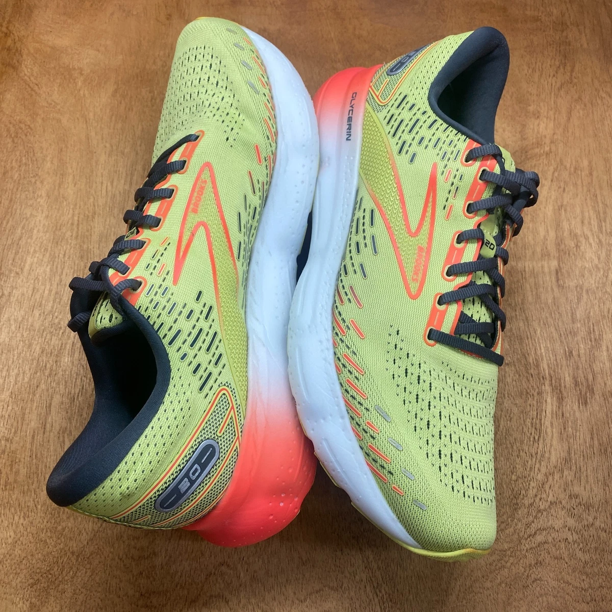 Brooks Men 9.5‎ Medium D Running Shoes Yellow Glycerin 20 Athletic Road Sneakers Brooks Glycerin 20 Men main image 3