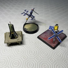 Takara Science Museum Space Miniatures Mir Space Station, Skylab & Soyuz Rocket.