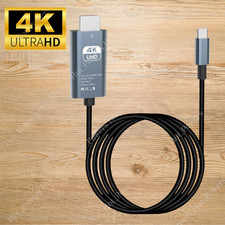 4K USB C Type C to HDMI Mirroring Cable HDTV Cord For iPhone 17Air 16 15 Android