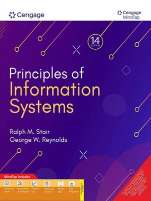Principles of Information Systems with MindTap by Stair 14TH ed-9789355733771