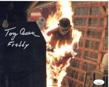Tony Cecere signed 8x10 Photo Freddy Krueger A Nightmare on JSA Authentication
