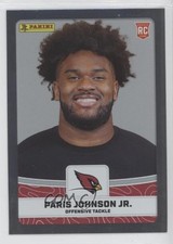 2023 Panini NFL Sticker & Card Collection Silver Foil Paris Johnson Jr #76 0f72