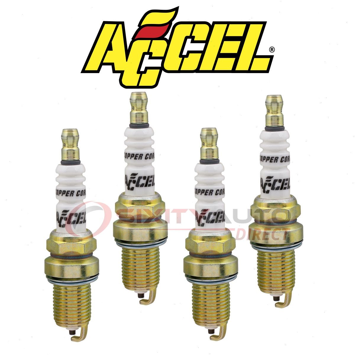 ACCEL 0786-4 Spark Plug for Ignition Secondary vb