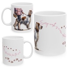 11 Unzen Keramik Englisch Setter Becher, Hund Design, Geburtstagsgeschenk, Kaffeetasse, Teetasse