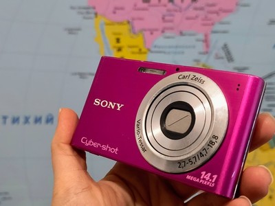 Sony Cyber-shot DSC-W320 14.1MP Digital Camera - Silver for sale
