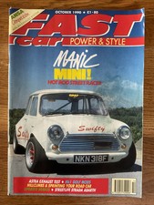 Fast Car October 1990. Vauxhall Astra Mk1 Golf Fiat Strata Abarth