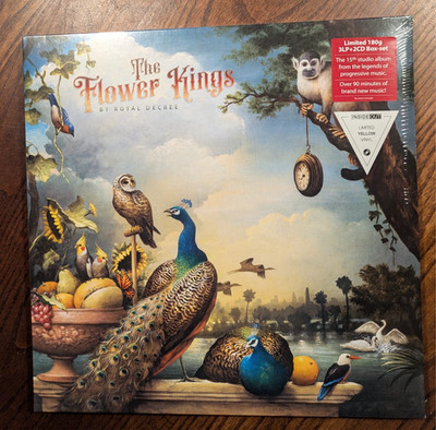 The Flower Kings - By Royal Decree - Ltd Edition 3 x 12'' Vinyl/CD Box Set Yellow