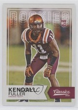 2016 Panini Classics Rookies Red Back Kendall Fuller #255 0b3