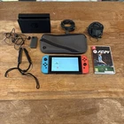 Nintendo Switch Console with Neon Blue/Neon Red Joy-Con With Carry Case And Game