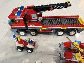 Lego City Fire truck And Fire boat Set 7213, Missing 3 stickers