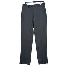 Kenneth Cole Reaction Dress Pants Mens 32x32 Polyester Black