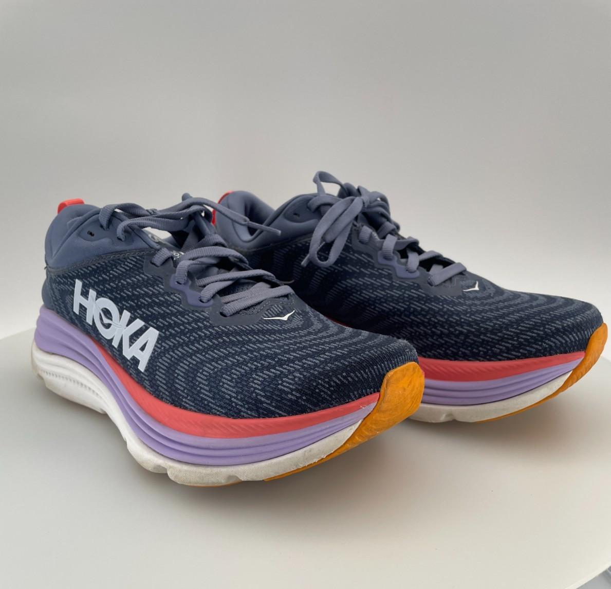 HOKA One One "Gaviota 5" Women's Running Shoes 9.5B (Wide) Stability Support thumbnail 3