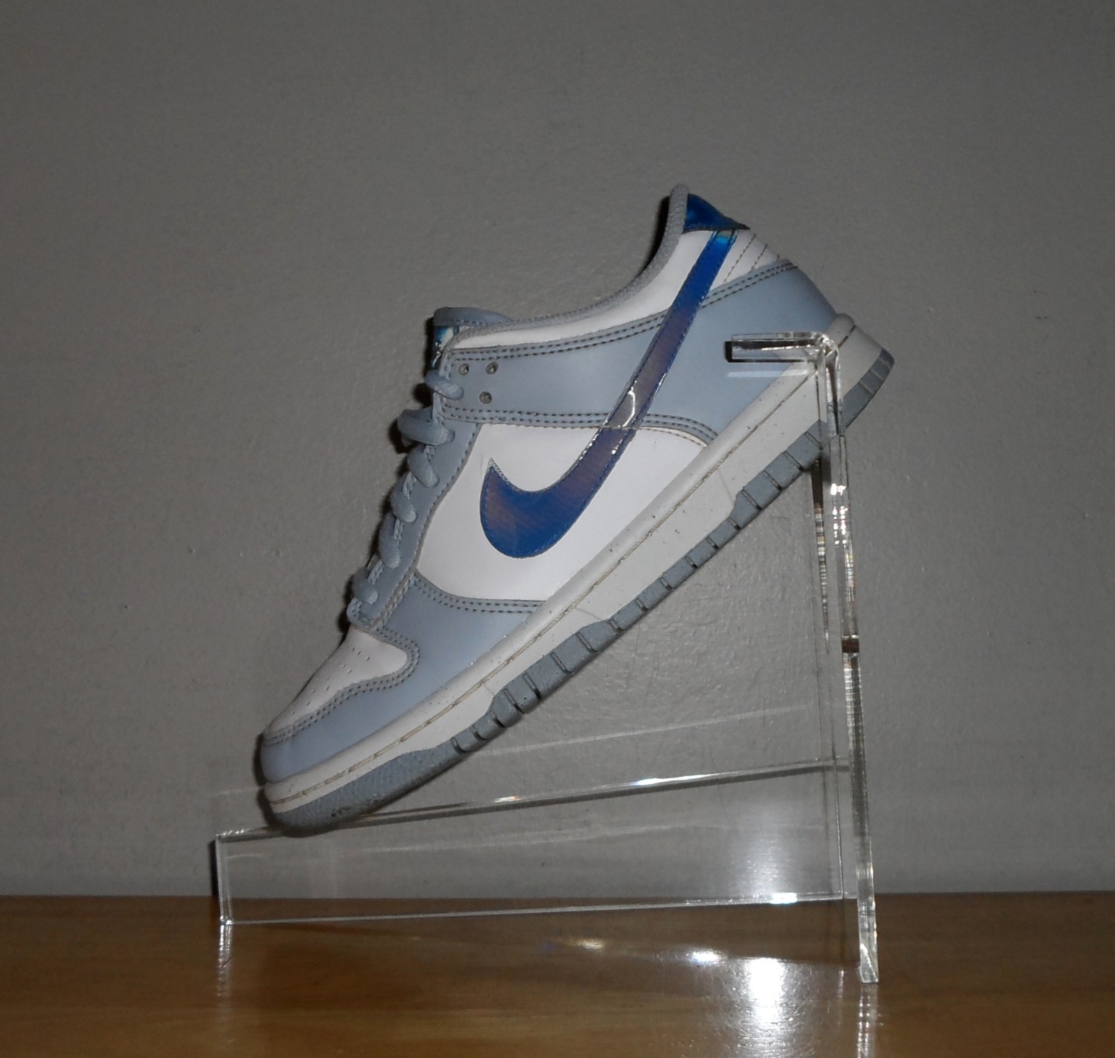 Nike Dunk Low Next Nature Azul Susurro Zapatos Iridiscentes Juveniles 3.5Y FJ4668-400