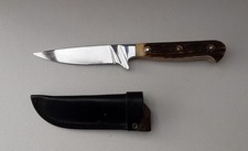 Jagdnicker mit Hirschhorngriff / vmtl. Hubertus Solingen / sehr massiv