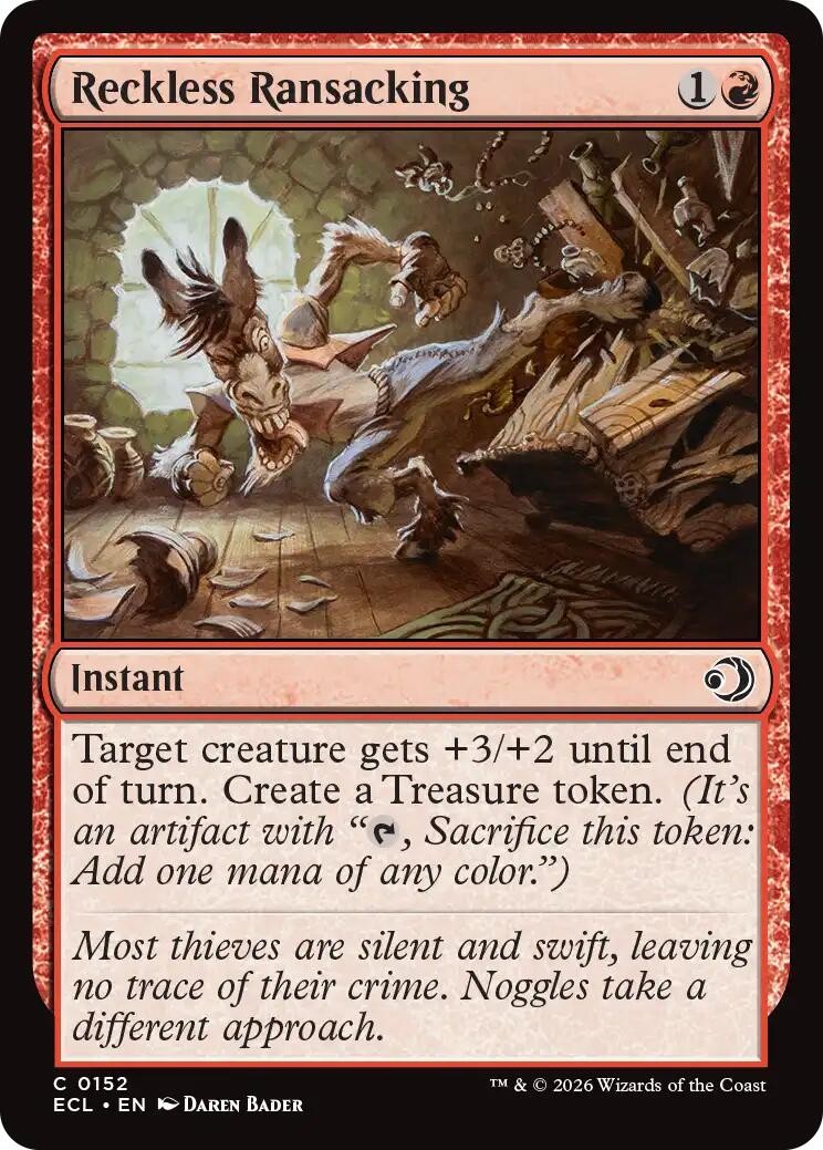 Reckless Ransacking [ECL - 152 - Near Mint (NM) ]