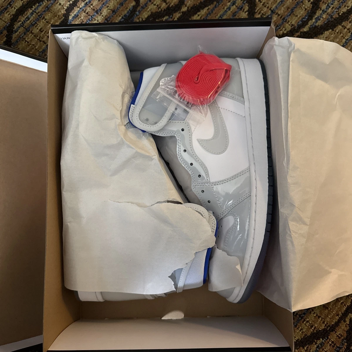 Preços baixos em Jordan 1 Zoom High Racer Blue | eBay