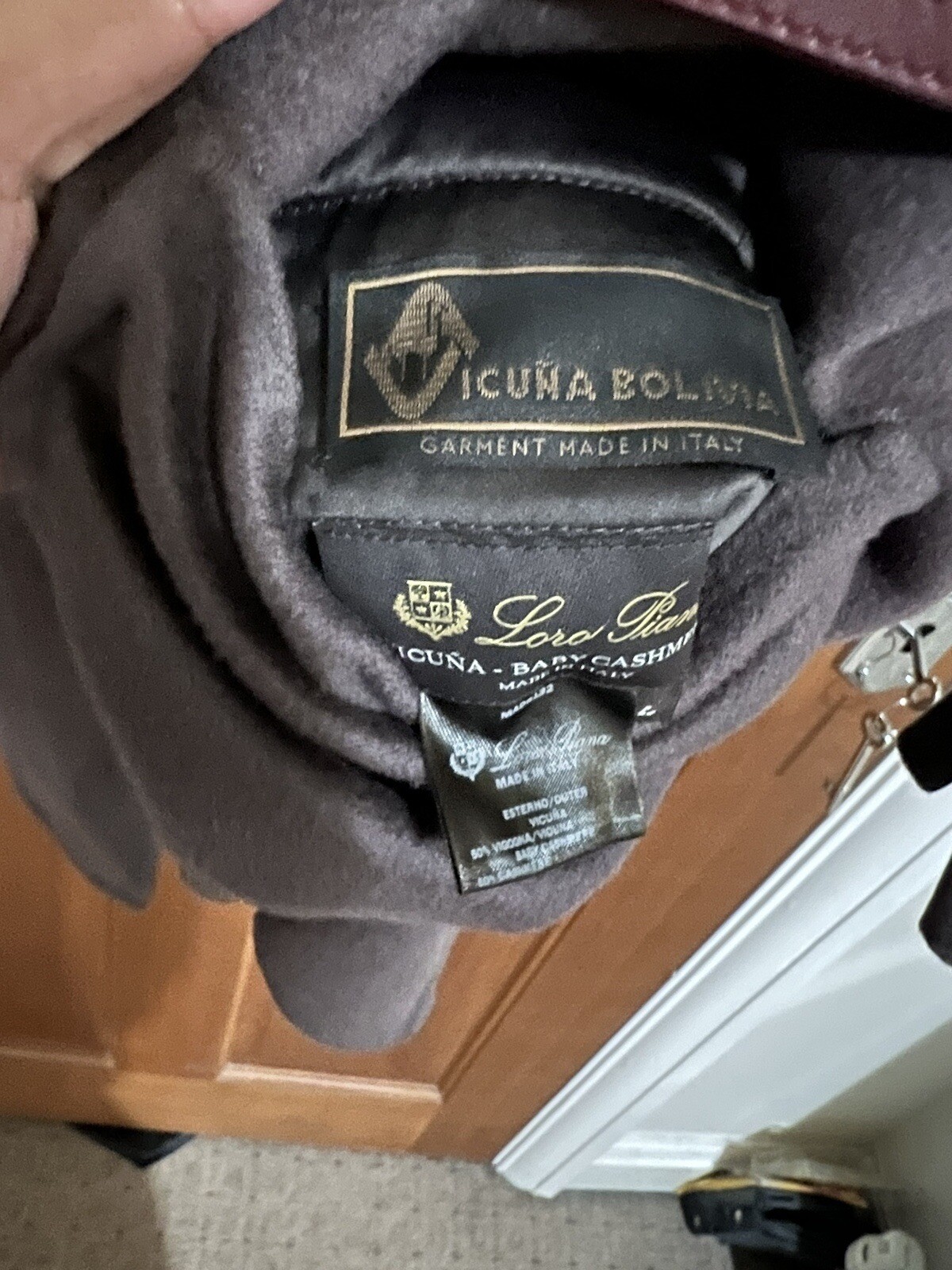 Loro Piana coat/jacket outerwear Vicuña Brand New With Tags Large image 4