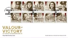 GB 2025 VALOUR & VICTORY VE DAY First Day Cover Stamp Set London SW1 pmk, 1/5/25