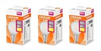 3X Osram Led GlüHlampen E14 2,5W=25W Warmweiß Matt Eek: F (Spektrum A Bis G)