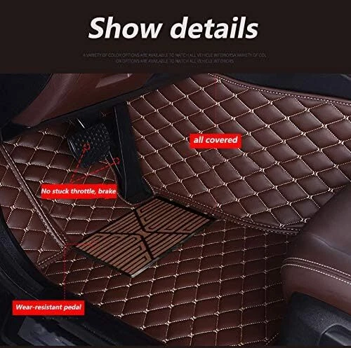 For Mercedes-Benz SL55AMG SL63AMG SL65AMG Waterproof Luxury Auto Car Floor Mats - Image 4 of 4