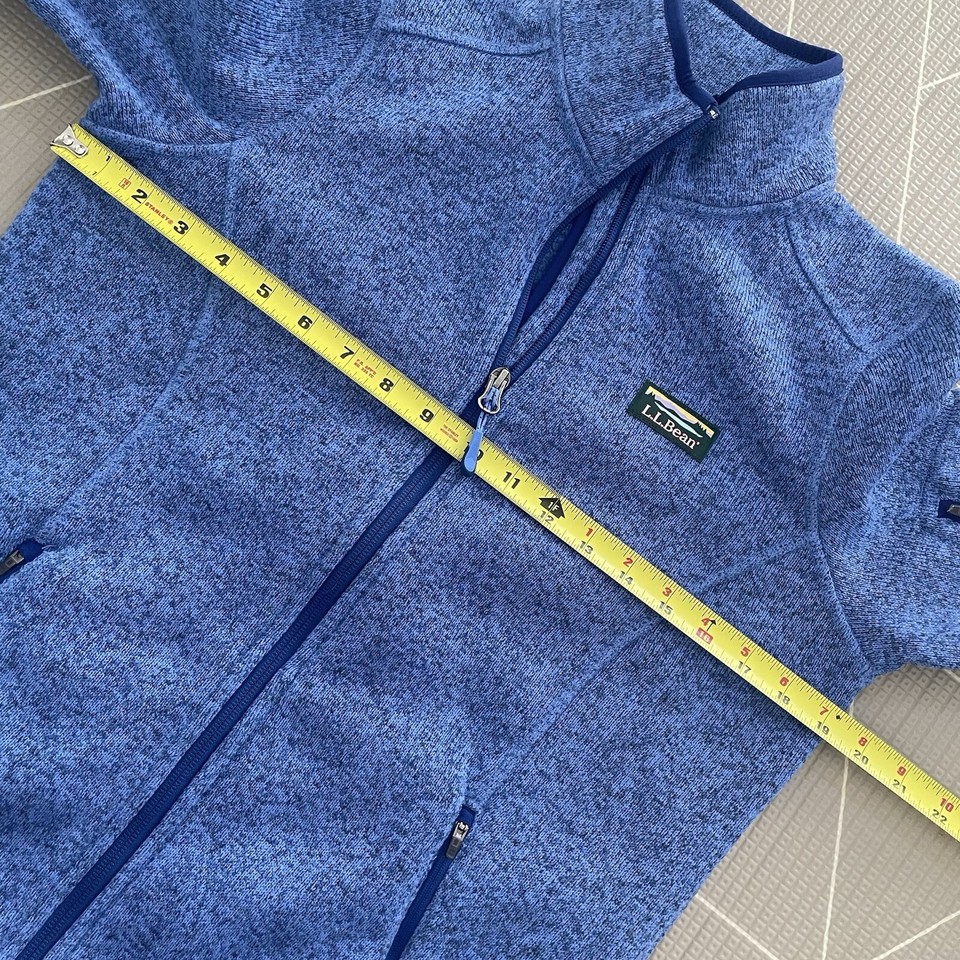 LL Bean Women’s Sweater Fleece Full Zip Jacket Size Small Tall Color