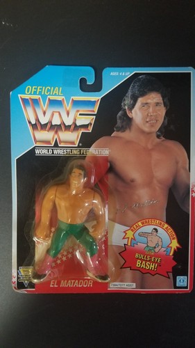 WWF Hasbro El Matador Tito Santana MOC - Blue Card...