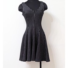 ZARA Sleeveless Textured A-Line Dress Women's Size XS