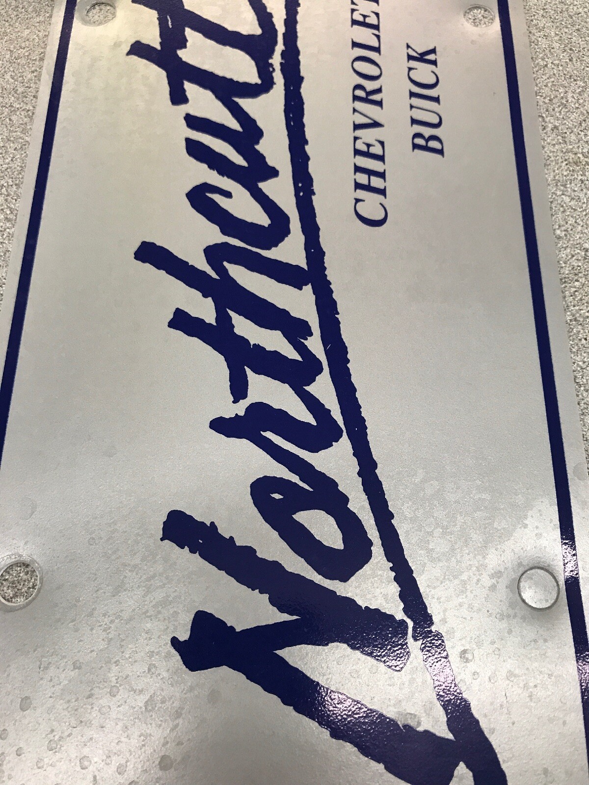 Northcutt Chevrolet Buick Enid, OK License Plate Insert eBay