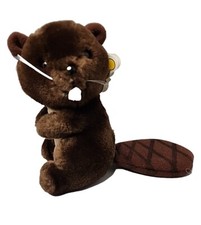 DAKIN Plush Birch Beaver Nature Babies 6" Stuffed Animal 1985 With Tags