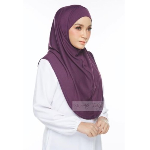 Syrian Instant Hijab & Underscarf Set One Piece Slip On Pinless Khimar Amira - Picture 10 of 13