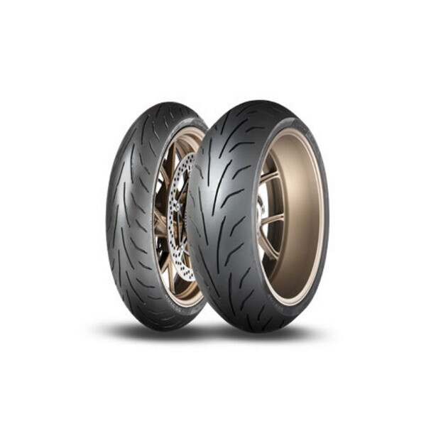 Dunlop 120/70ZR17 & 180/55ZR17 Qualifier Core Motorcycle Tyre Pair