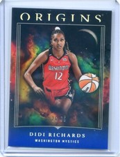 2024 Panini Origins WNBA DIDI RICHARDS #25 BLUE PARALLEL #26/75 MYSTICS