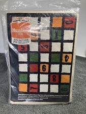 Aunt Lydia  s Punch Rug Pattern NUMBERS For Children Stamped On Cloth Never Used