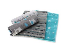 4 x Baby Receiving Blankets Perfect Gift Baby Shower Premium Quality New Born