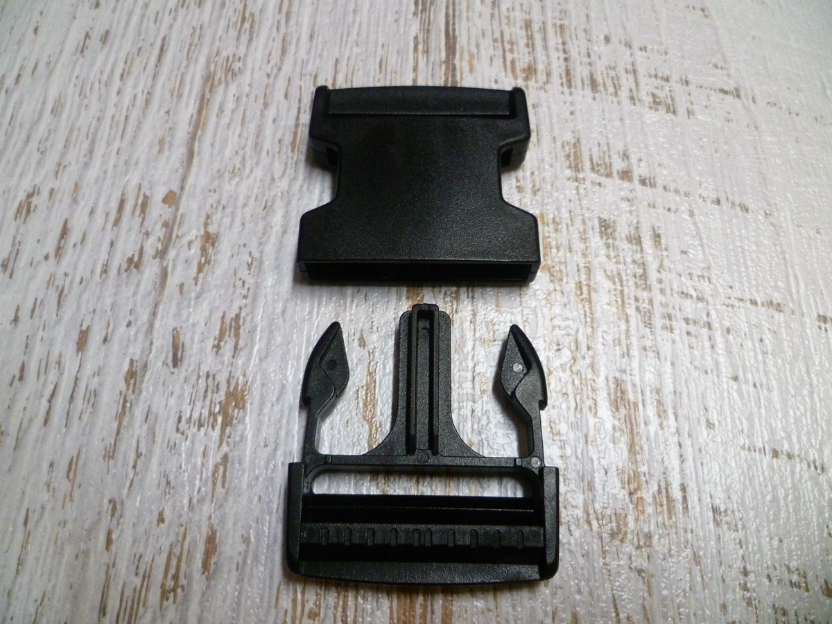 Side Release Buckles Clips For 50 Mm / 2 In Webbing, Luggage, Back Pack Rucksack Straps Black 6 Pieces ~5056575832336 01c Mp - Foto 4