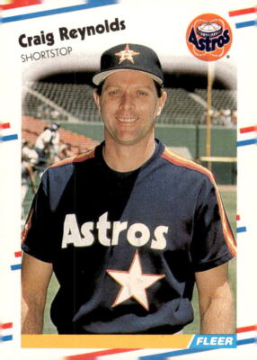 1988 Fleer #454 Craig Reynolds