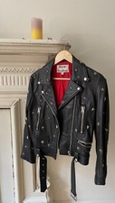 Acne Studios Star Stud Leather Jacket
