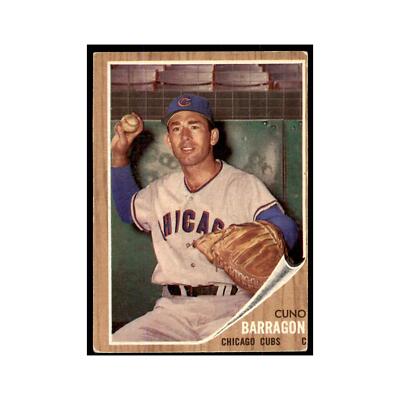 Cuno Barragan 1962 Topps #66 Baseball Cards Baseball Card EX