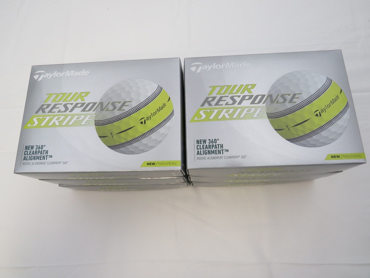 新品TaylorMade TOUR RESPONSE STRIPE 72球 TaylorMade Tour Response Stripe 2023 Single Golf Ball | PGA