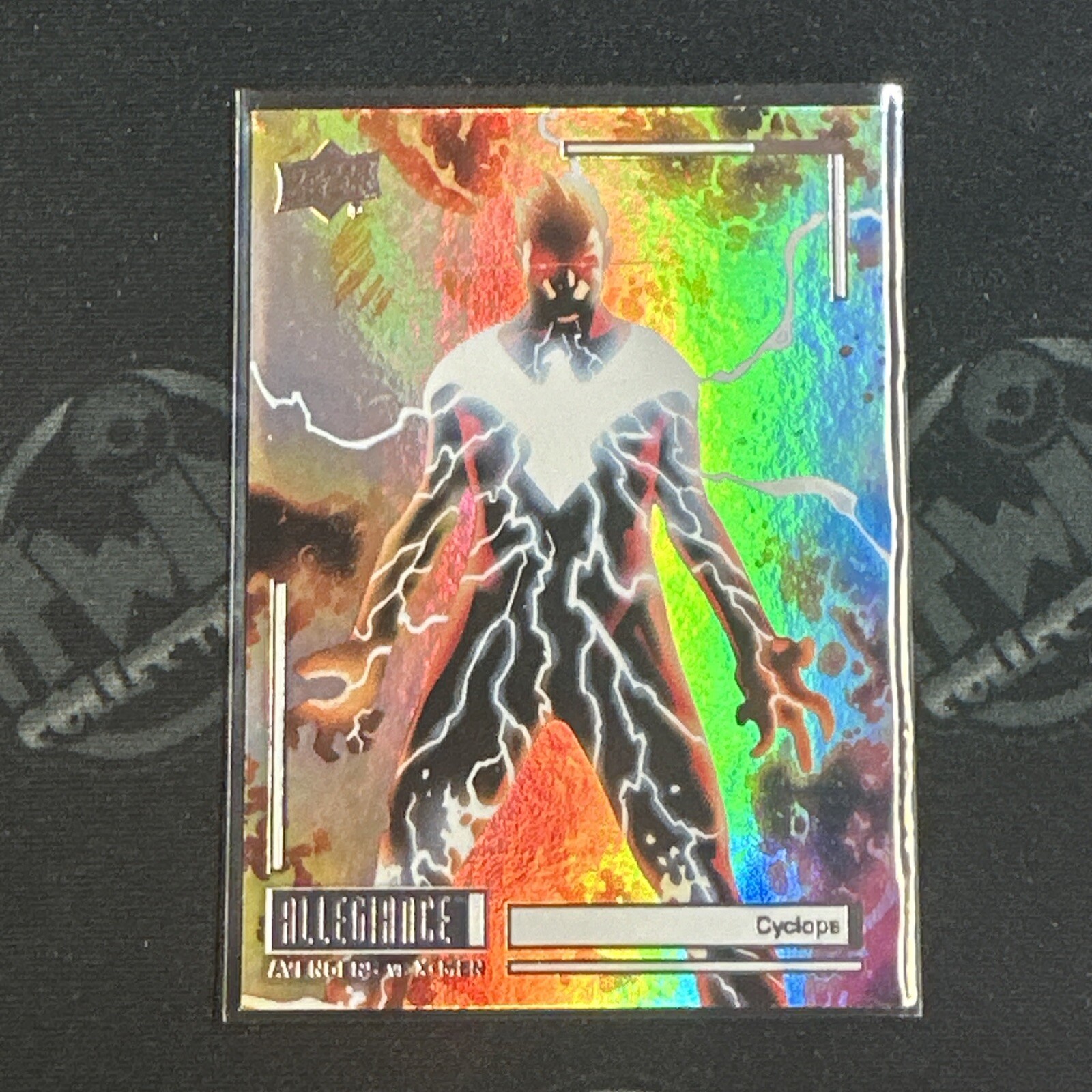 2023 Upper Deck Allegiance Avengers vs X-Men Rainbow Cyclops #C59
