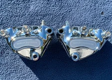 Harley Chrome Front Calipers Road King 00-07 Exchange Program FLHR Touring FLTR