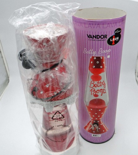 Betty Boop Jeweled Signature Licensed Collectible Red Lava NOS, 16.5" tall - Picture 4 of 4