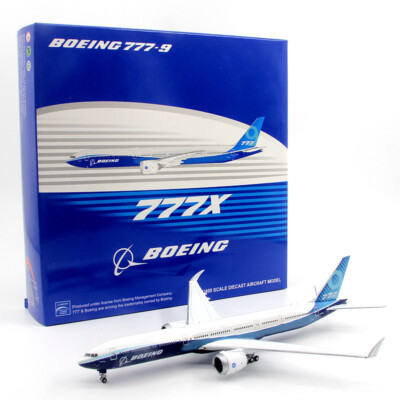 1:400 Boeing B777-9X N779XX House Color Wingtip Folded Version JC