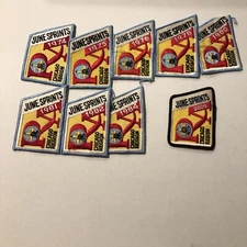 RARE!!! June sprints MOTORSPORTS  jacket patches 1974 to 84 AND 2009 ALL 9