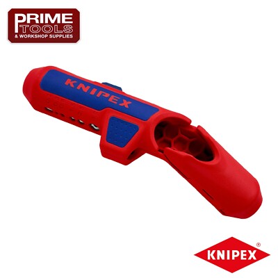 Knipex 16 95 01 ErgoStrip Elektriker Universal 3 in 1 Kabel Abisolierer Draht rechts