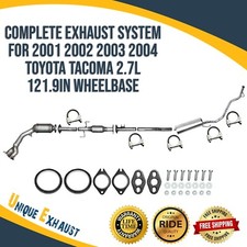 Complete Exhaust System for 2001-2004 Toyota Tacoma 2.7L | 121.9in Wheelbase