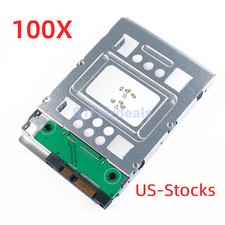 100pcs SATA/SSD HDD 2.5" to 3.5" Adapter Bracket For HP Z800 Z600 Z820 Z840 Z640