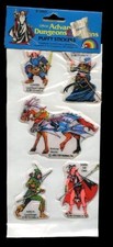 DUNGEONS DRAGONS PUFFY STICKERS SEALED Set 1460 D D TSR Monster Manual Transfers