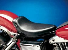 Le Pera LN-002 Smooth Black Bare Bones Solo Seat Harley Big Twin FX FL 64-84