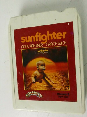 8 track Cassette Kassette 8 Spur Grace Slick and Paul Kantner Sunfighter  E-1192